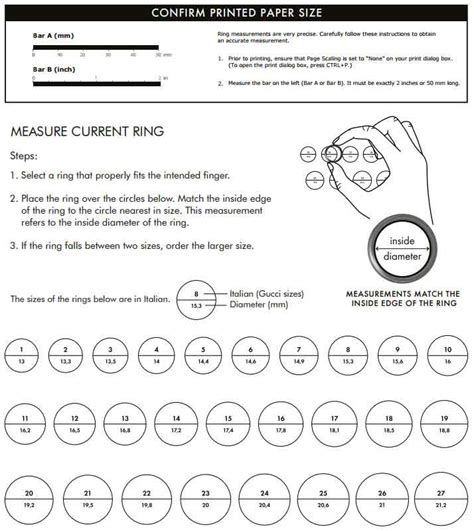 mens gucci ring size|Gucci ring size conversion.